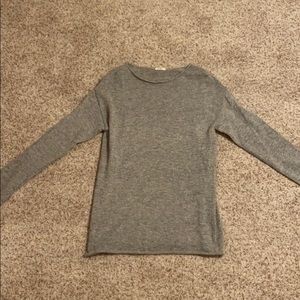 Dylan Grey Wool Sweater